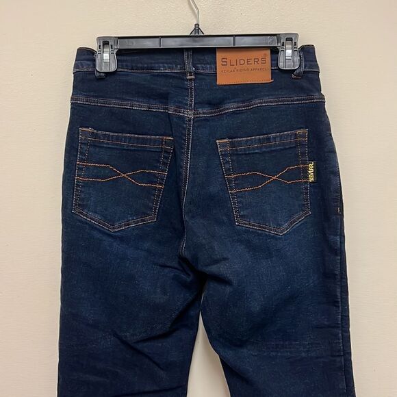 Sliders Kevlar Riding Jeans Size 4 Long - Picture 5 of 6